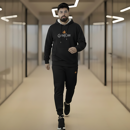 Premium Micro-Fleece Black Tracksuit – Ultimate Comfort & Style