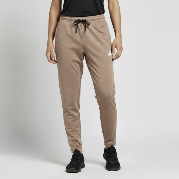 Men’s Tan Slim-Fit Athletic Trousers