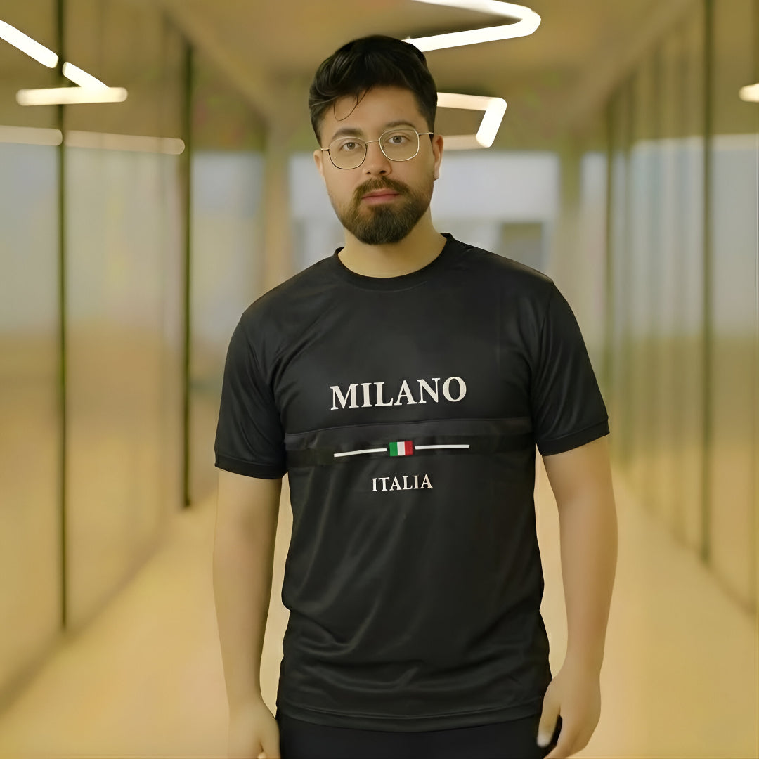 Men’s Milano Performance Tracksuit Black