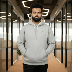 Minimalist Blended Wool Pullover Hoodie | Classic Comfort Fit