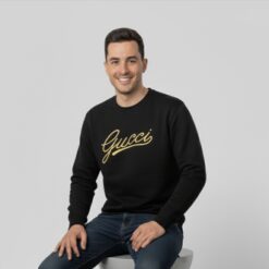 Premium Men's Crewneck in Jersey Wool Blend