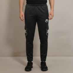 Men’s Grey Utility Cargo Joggers – Slim-Fit Athletic Trousers