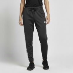 Men’s Core Athletic Triple-Stripe Track Pants – Slim Fit Gray
